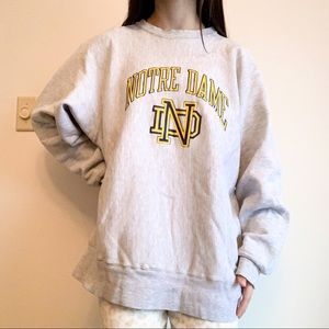 Vintage Champion Notre Dame Sweatshirt